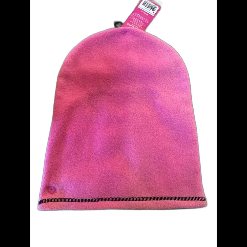 Barbie Little Girls One Size Knit‎ Beanie Hat Cap Barbie Graphic E25